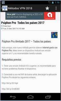 internet gratis android 2018 metodos screenshot 3