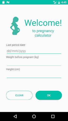 Pregnancy Calculator screenshot 1