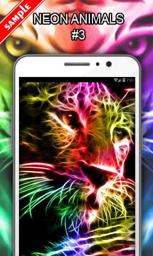 Neon Animals Wallpaper screenshot 4