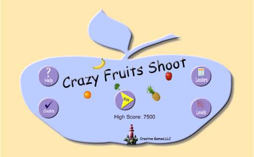 Crazy Fruits Shoot (free) screenshot 1