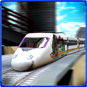 Fastest Train Simulator: Bullet Train Games icon
