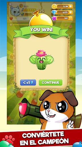 CUTE WARS PUZZLE BATTLE – Gatos vs Perros Match 3 screenshot 4