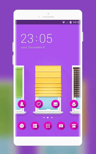 Purple Wallpaper Windows Theme for Iphone6 screenshot 1