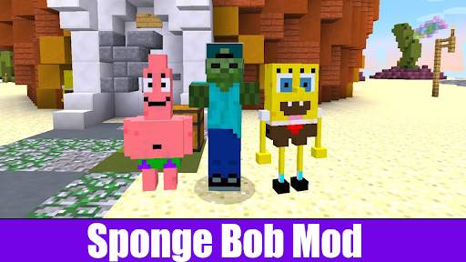 Sponge Bob Mod Minecraft PE screenshot 3