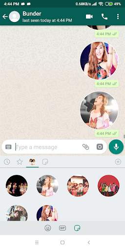 Girls Generation Sticker Pack for WhatsApp screenshot 5