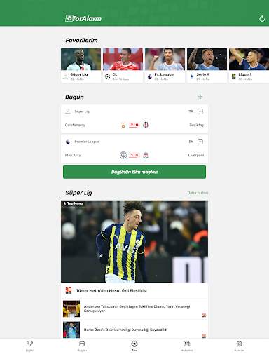 TorAlarm - Futbol skorları screenshot 9