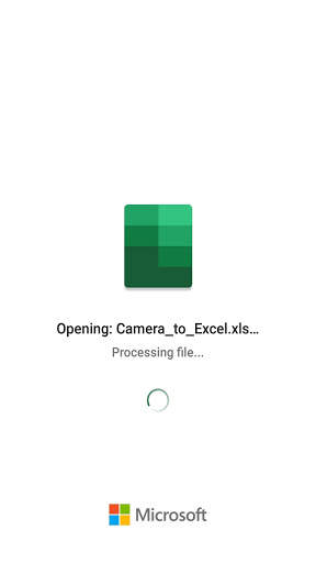 Camera to Excel Converter screenshot 7