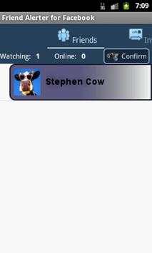 Friend Alerter for Facebook screenshot 2