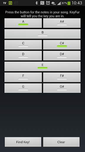 KeyFur - The Music Key Finder скриншот 1