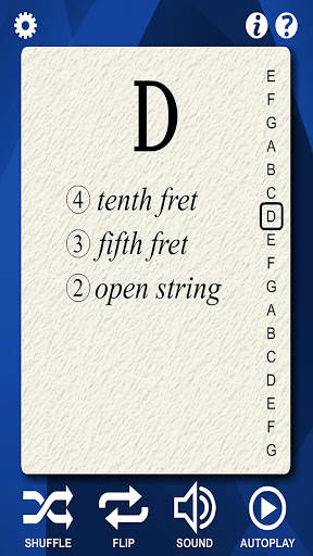 Bass Guitar Note Flash Cards screenshot 4