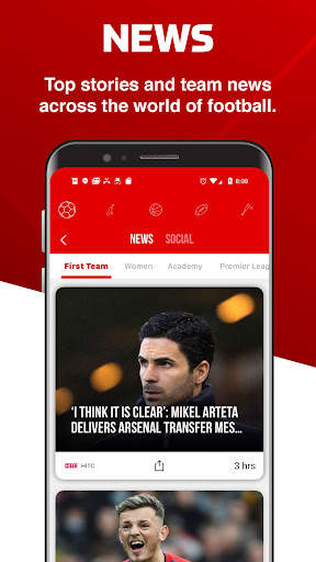 Gunners - Live Scores & News screenshot 1