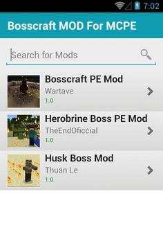 Bosscraft MOD For MCPE screenshot 2