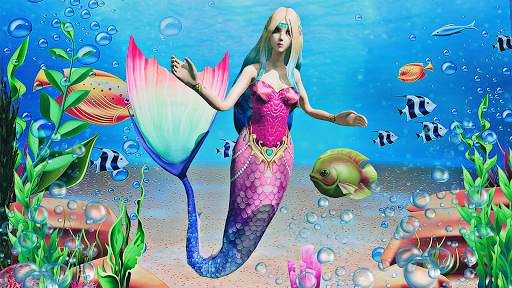Mermaid Simulator 3D Sea Games screenshot 3