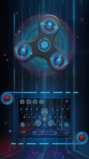 Animated Fidget Spinner Keyboard Theme स्क्रीनशॉट 3