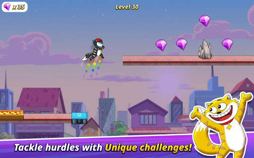 Honey Bunny – Run for Kitty : Hero Runner Dash скриншот 3