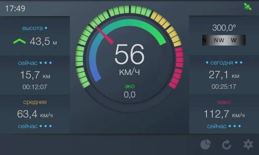 EcoDrive Free Speedometer скриншот 11