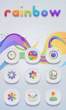 Rainbow GO Launcher screenshot 4