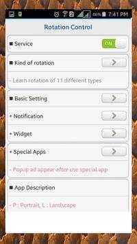 Screen Rotation Control PRO screenshot 4