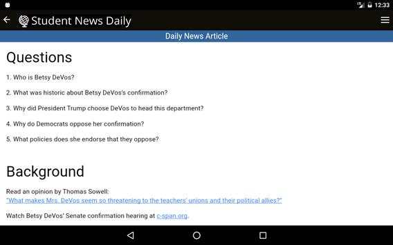 Student News Daily - Tablet screenshot 11