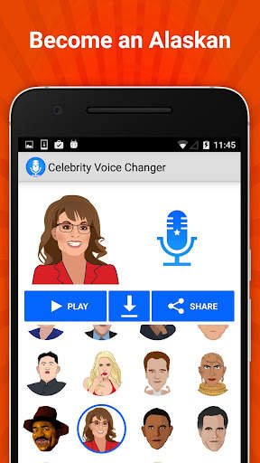Celebrity Voice Changer Lite screenshot 3