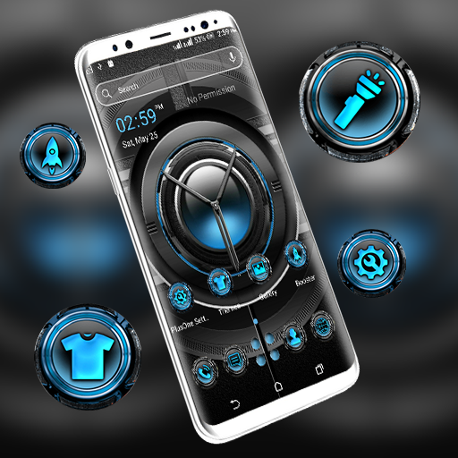 ikon Techno Vault Launcher Theme