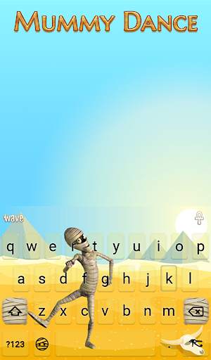 Mummy Dance Keyboard Theme HD स्क्रीनशॉट 2