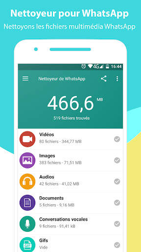 Nettoyeur pour WhatsApp screenshot 1