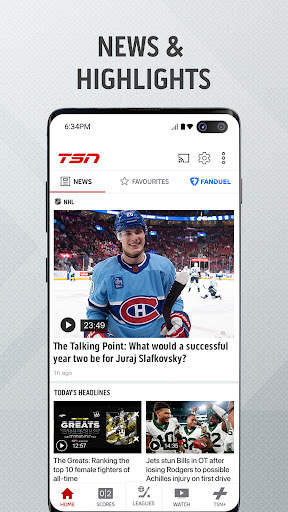 TSN: Live Sports, News, Scores screenshot 6