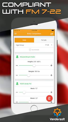 Army PRT - U.S. Army APFT Calculator screenshot 2