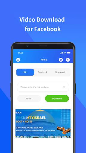 Video Downloader for Facebook screenshot 1