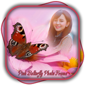 Pink Butterfly Photo Frames icon