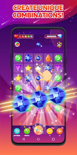 Gems and Diamonds: Match 3 Games screenshot 3