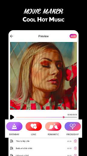 Photo movie maker with song - Slideshow maker screenshot 4