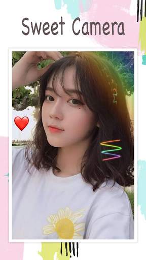 Live face sticker sweet camera screenshot 5