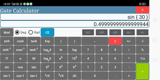 Gate Calculator Free (No Ads) screenshot 3