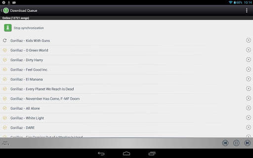 Music Pump DAAP Player Demo 7 تصوير الشاشة