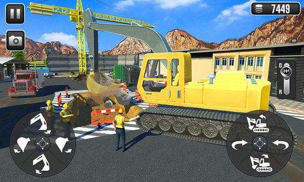 Excavator and BullDozer Driving Simulator screenshot 1