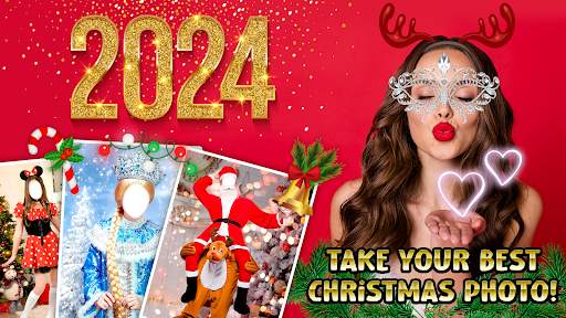 Christmas photo editor screenshot 1