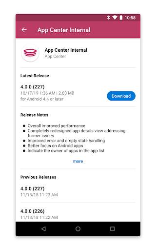 Visual Studio App Center screenshot 3