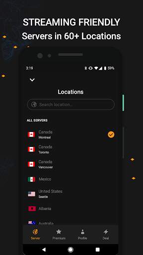 VPN Gratis - Tanpa Log: VPNhub - Streaming, Putar screenshot 4