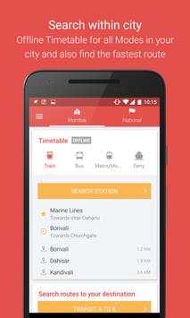 Train Bus Metro Timetable screenshot 1