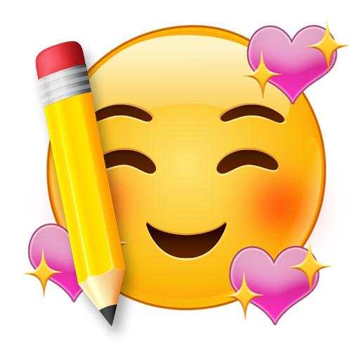 Emoji maker stickers procreate, EmojiSet stickers 2.9