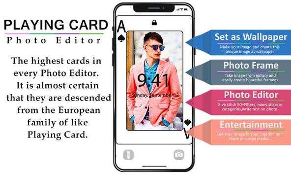 Playing Card Photo Editor screenshot 1