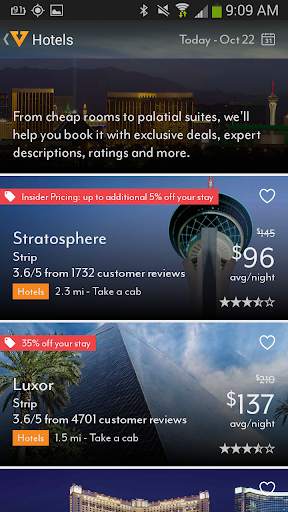 Vegas.com screenshot 2