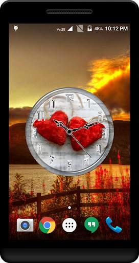 Fluffy Hearts Clock Live WP screenshot 4