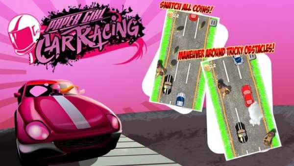 Paper Girl Car Racing Game screenshot 2