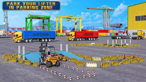 Crane Cargo Crew: Port Driving & Parking screenshot 2