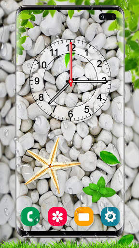 Luxury Analog Clock Live Wallpaper 2021: HD screenshot 3