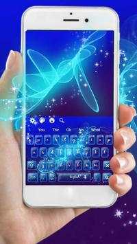 Blue Dream Keyboard Theme скриншот 1