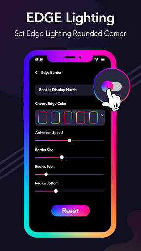 Edge Lighting Colors - Border Light Live Wallpaper screenshot 4